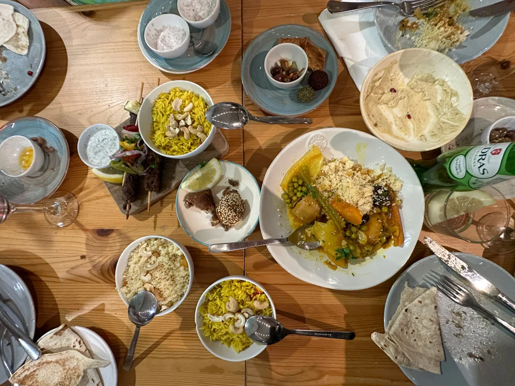 Mezze restaurant dinner in Lisbon