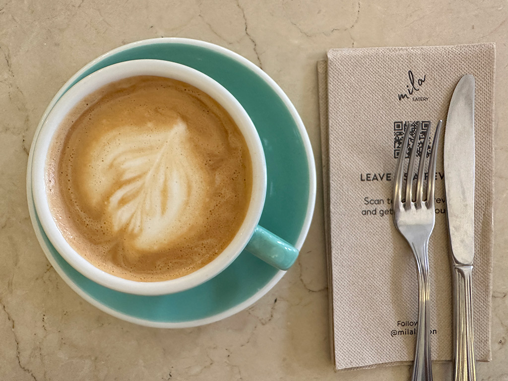 cappuccino at Mila