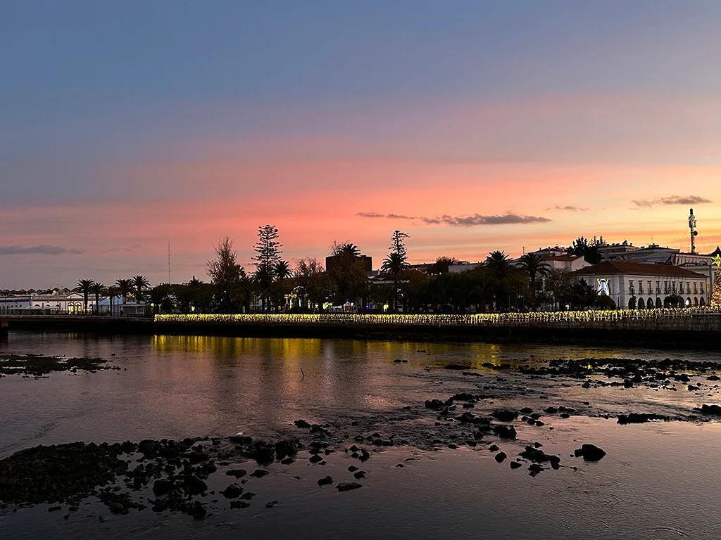 Sunset in Tavira