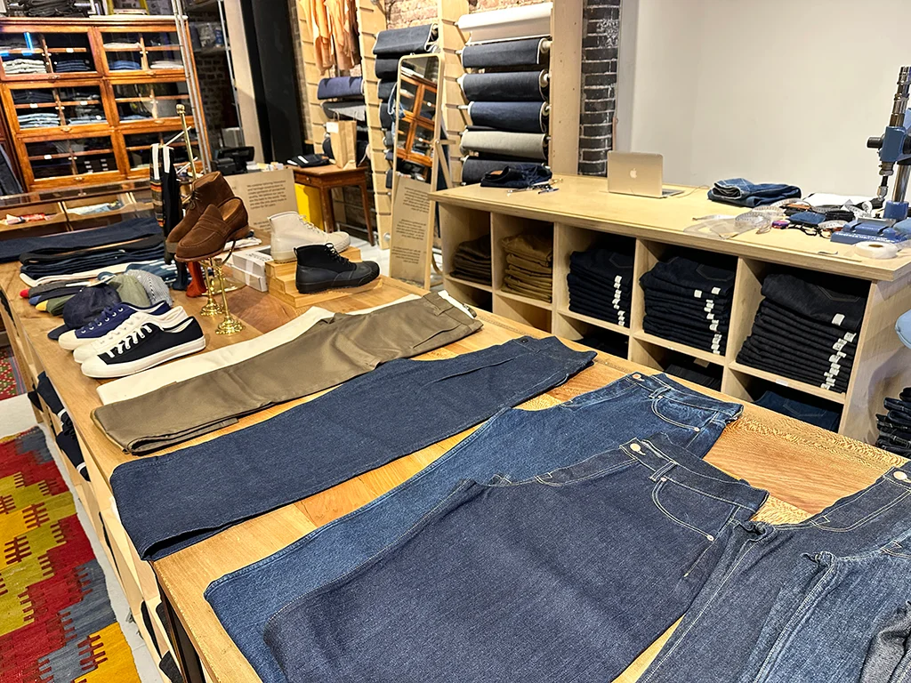 denim trousers at Blackhorse, 3 days in London, 50andRising