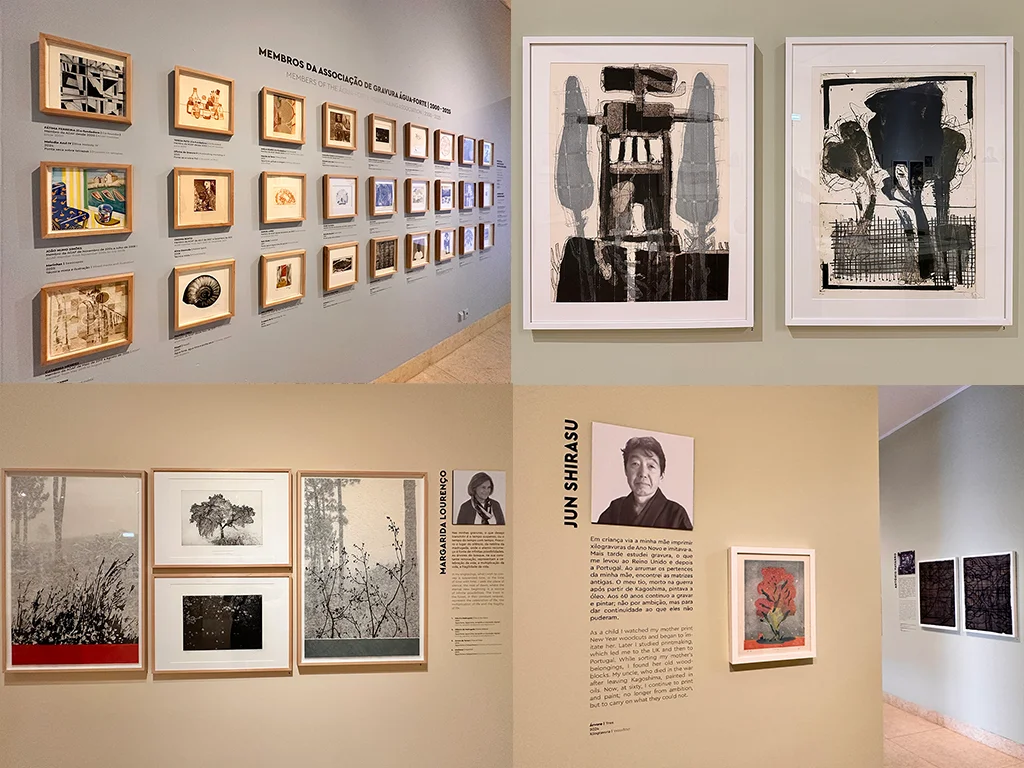 Fundacao Oriente, print making exhibit, art in Lisbon