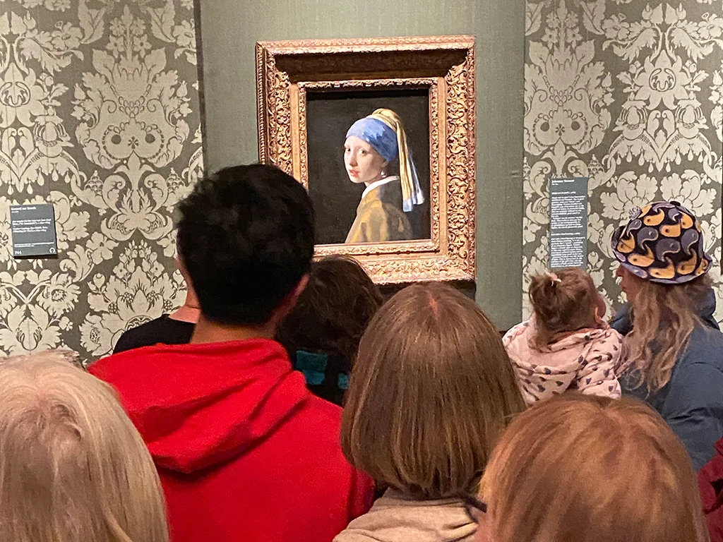 The girl with the pearl earring, by Vermeer, solo travel after 65