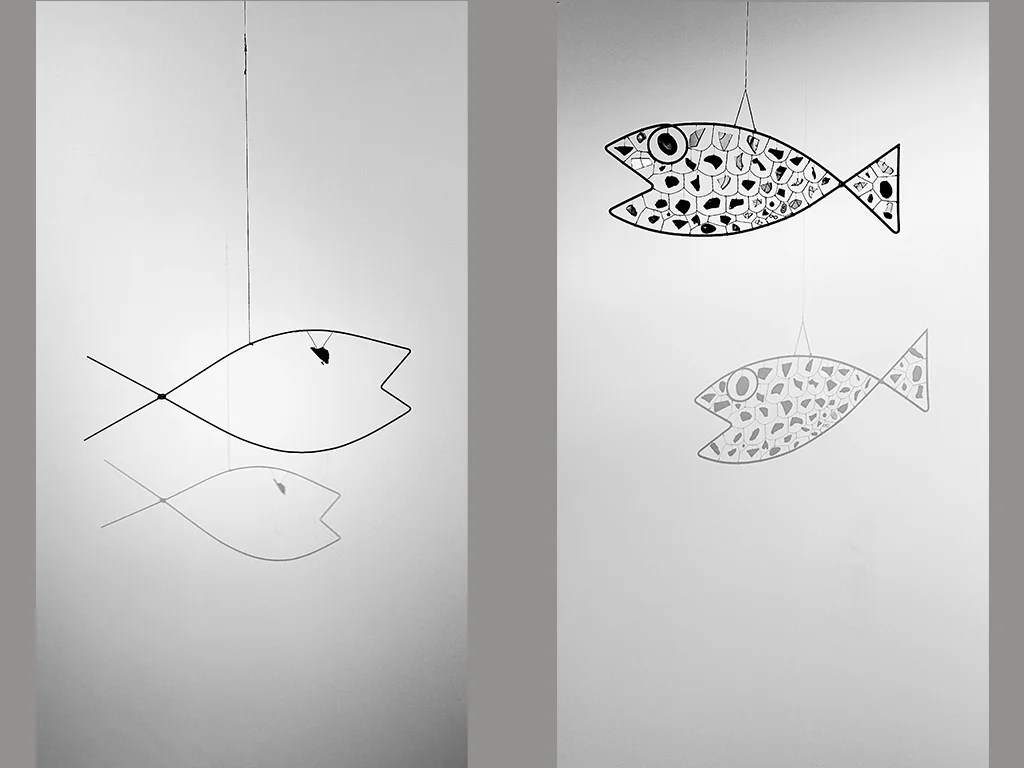 Calder fish mobiles