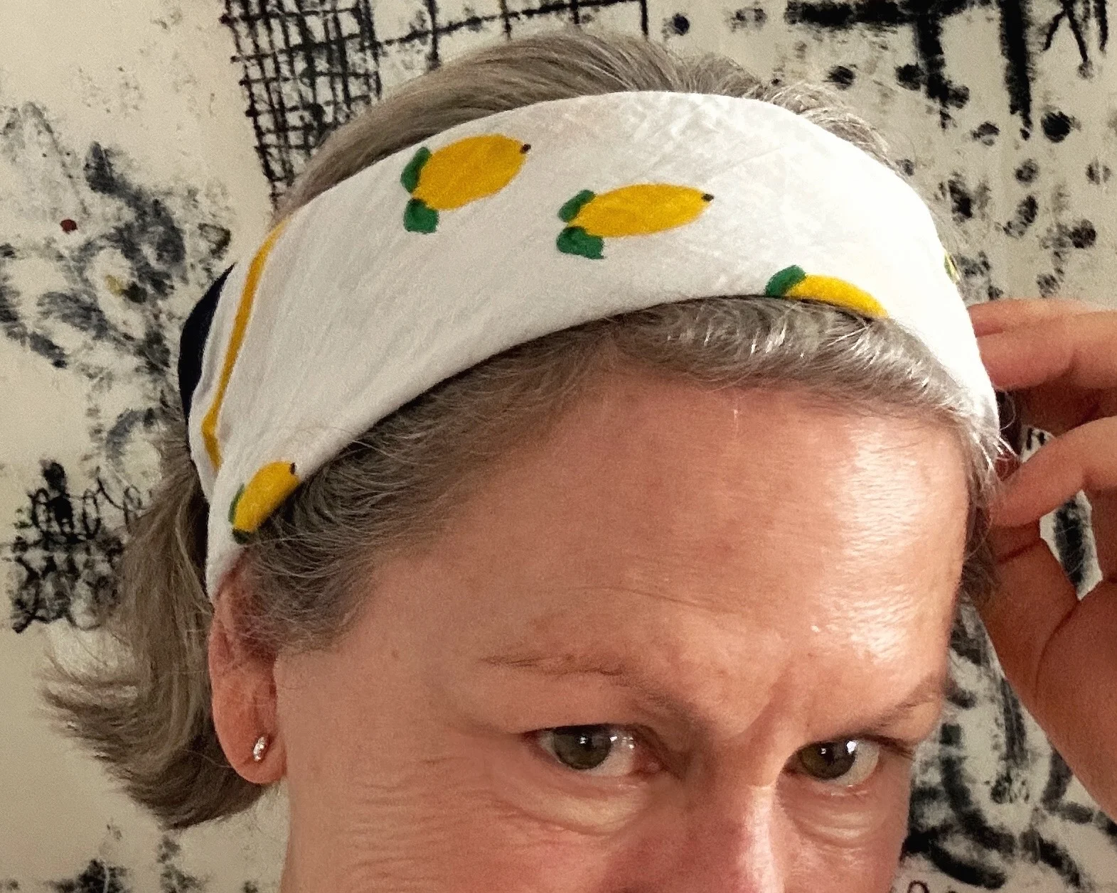 woman wearing scarf, heatwave